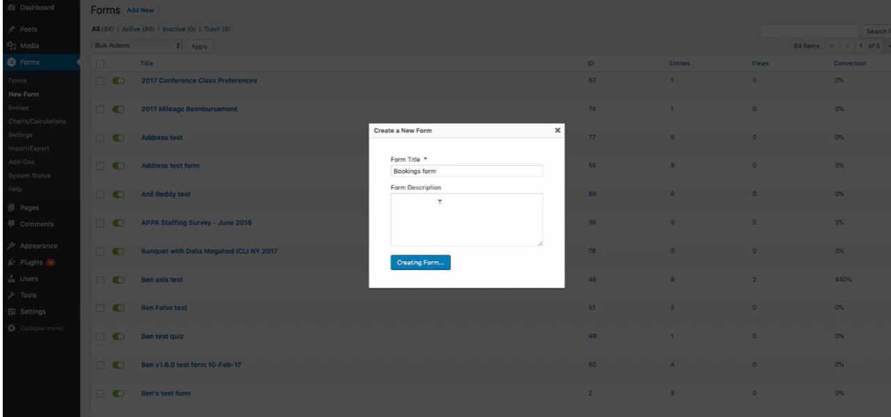 Event Registration Forms