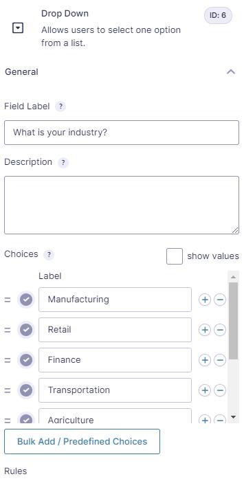 Contact form performance