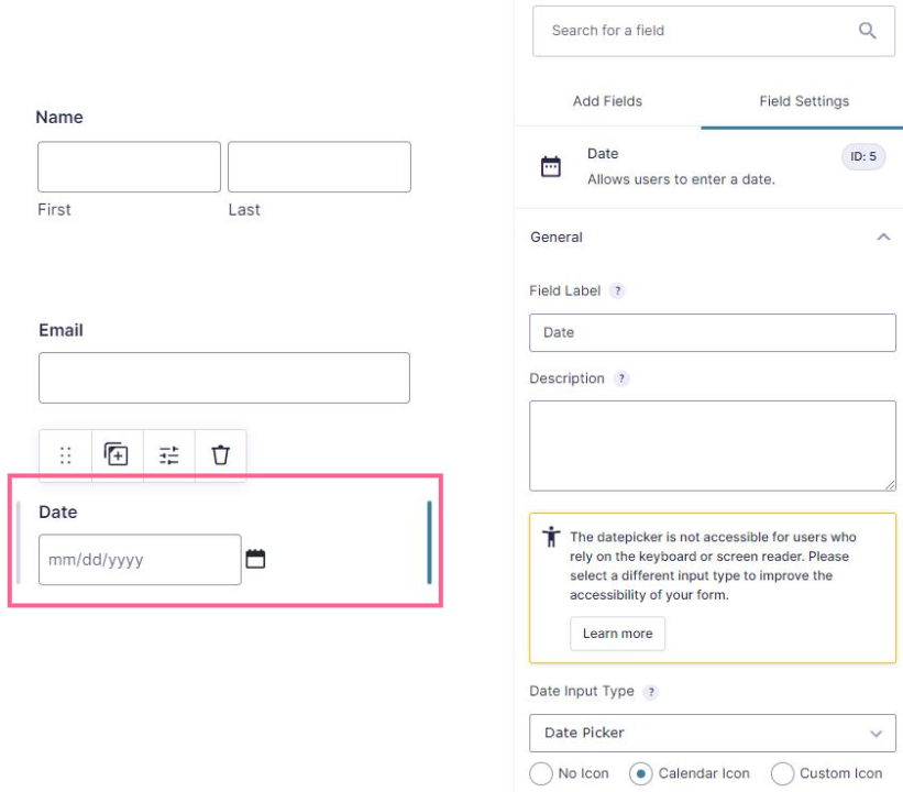 Add a datepicker to your Gravity Forms booking form