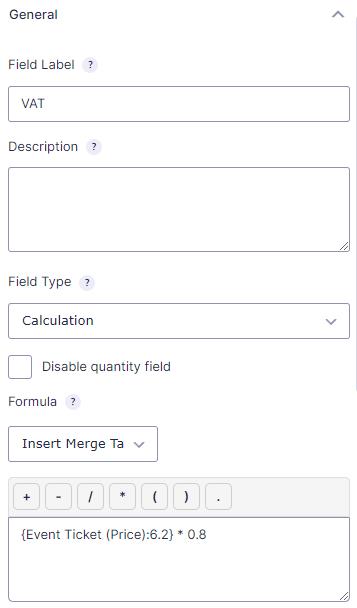 product calculation